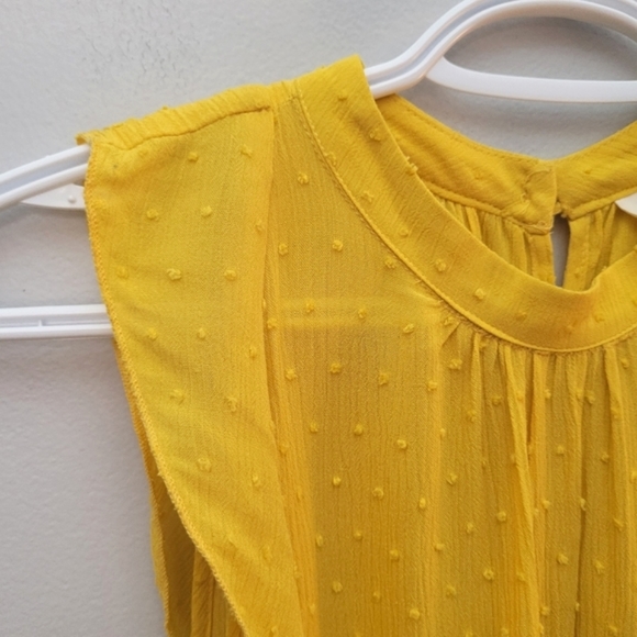 Anthropologie Maeve Lola Ruffle Swiss Dot Tank Top - Picture 6 of 9